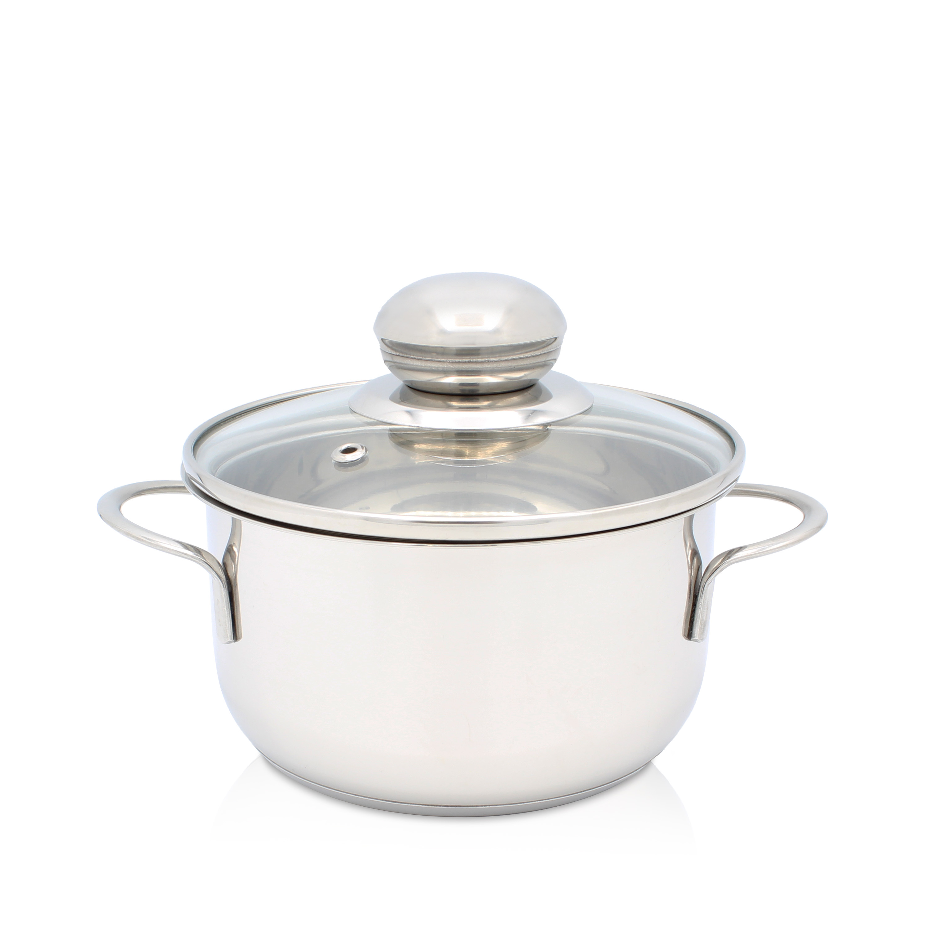 Fleischtopf mit Glasdeckel Ø 14 cm Saturn