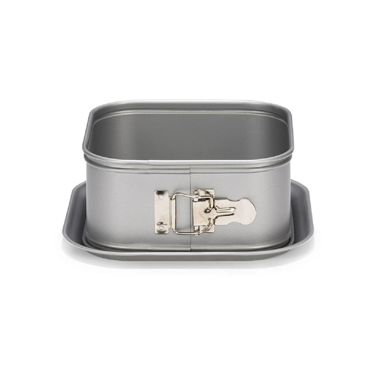 Springform quadratisch hoch mit auslaufsicherem Boden Silver-Top 16 cm