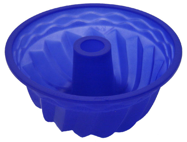 Gugelhupf- / Napfkuchenform Silikon Ø 22 cm blau